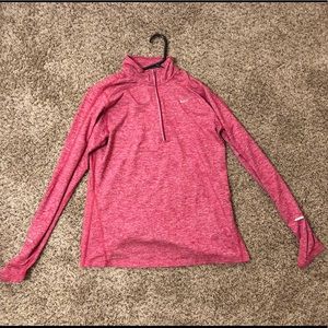 Pink Nike Running Pullover